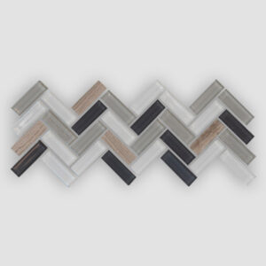 Serentina Glass Herringbone - Tranquility