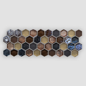 Molten Hexagon - Bronze