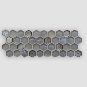 Molten Hexagon - Pewter