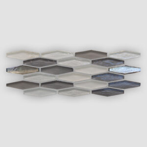 Molten Stretch Hexagon - Platinum