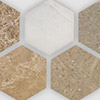 Delray Hexagon Mosaic Golden Isle