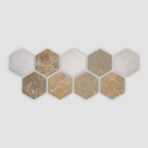 Delray Hexagon Mosaic - Golden Isle