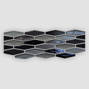 Molten Stretch Hexagon - Obsidian